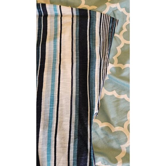 All in Love 3XL Short Sleeve Blue and White Striped Shirt - Picture 3 of 9